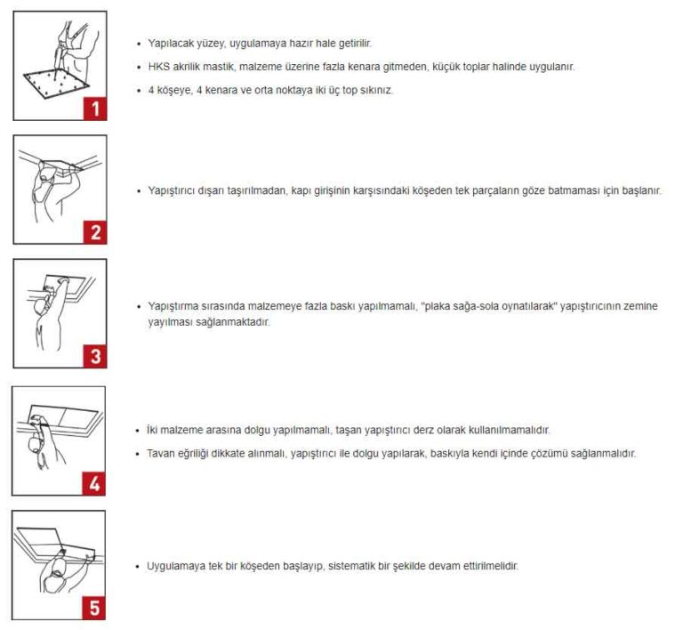 Köpük Strafor Tavan Kaplama Nasıl Yapılır ? Kartonpiyer